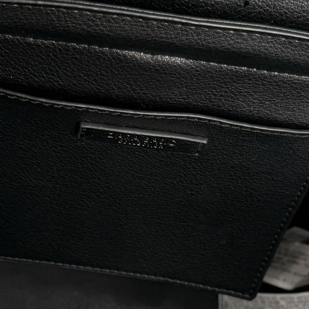 Zara Basic Black Elegant Adjustable Strap Bag Pur… - image 6